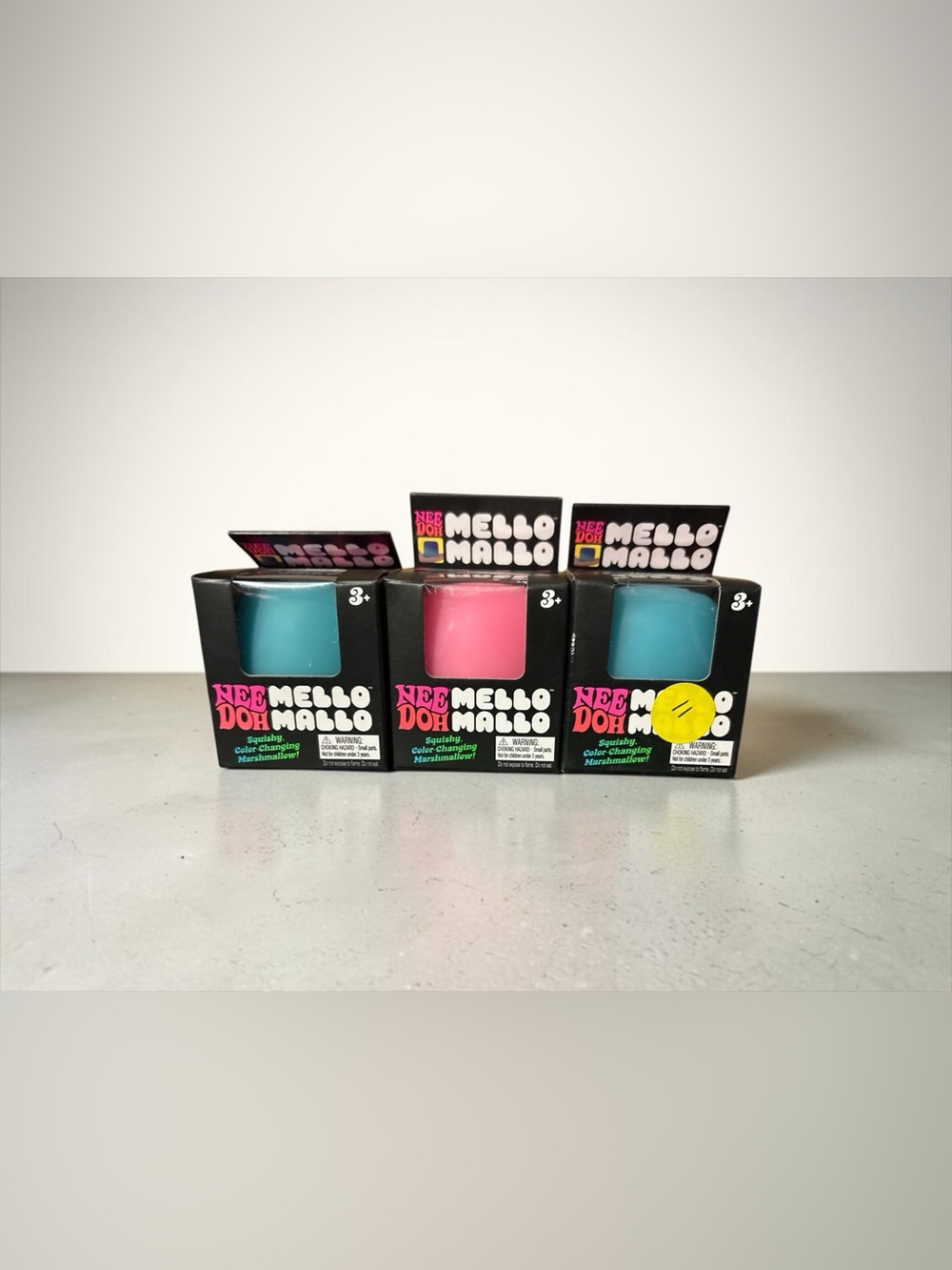 NeeDoh Mello Mallo Squishy Marshmallow pink one